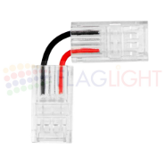 L - Connector for  LED strip 8 mm